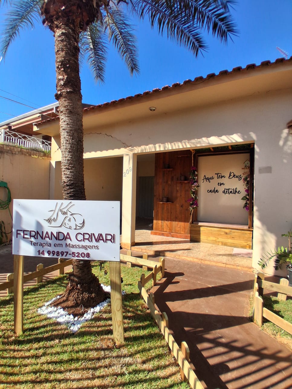 Fachada do Espaço Fernanda Crivari em Ourinhos